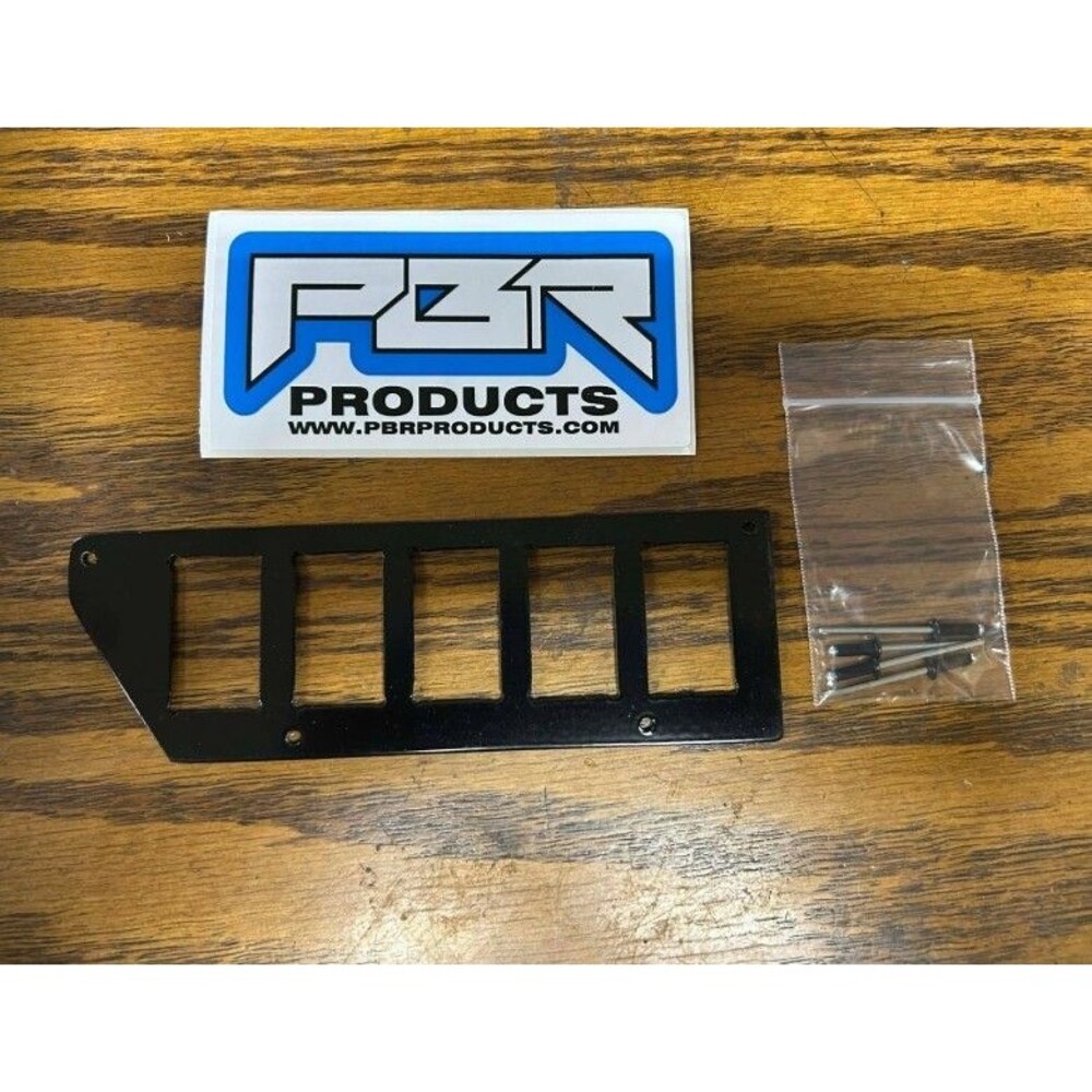 Fits POLARIS GENERAL Lower Center Dash Plate 5 Rocker Switch